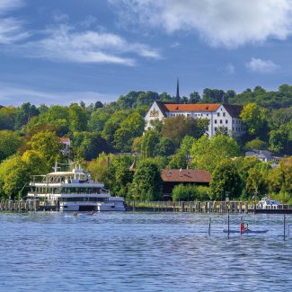 Blick auf Starnberg am Starnberger See