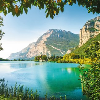 Toblinosee mit Castel Toblino
