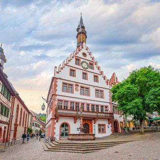 Altes Rathaus in der Altstadt von Weinheim