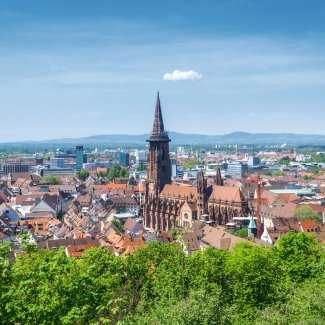 Blick auf Freiburg im Breisgau