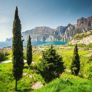 Blick auf Riva del Garda