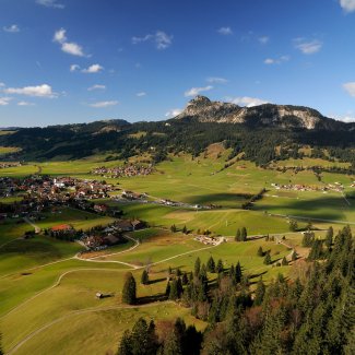 Blick auf Tannheim