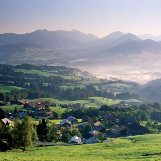 Bregenzerwald  - Blick auf Schwarzenberg