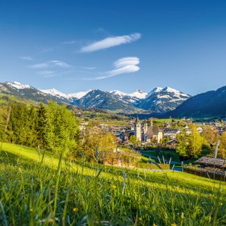 Blick auf Kitzbühel