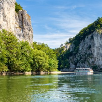 Donaudurchbruch beim Kloster Weltenburg