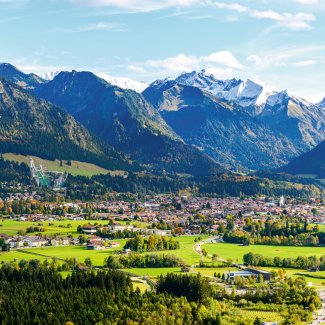 Blick auf Oberstdorf