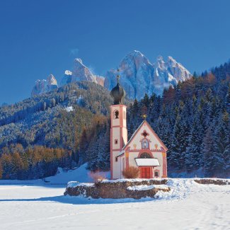 Kapelle vor der Geislergruppe