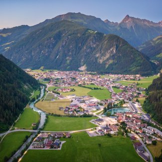 Blick auf Mayrhofen