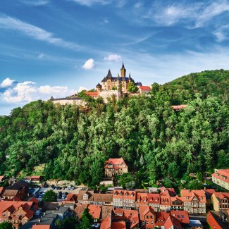 Blick auf Schloss Wernigerode 