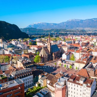 Blick auf Bozen