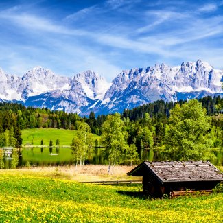 Blick auf Wilder Kaiser