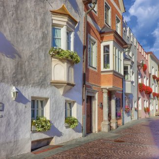 Altstadthäuser in Bruneck