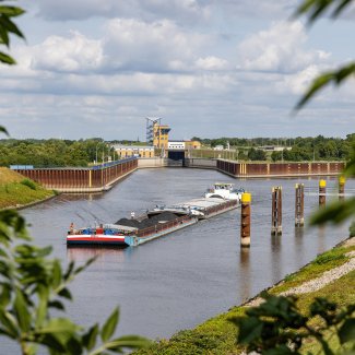 Wasserstraßenkreuz Magdeburg Rothesee Hohenwarthe