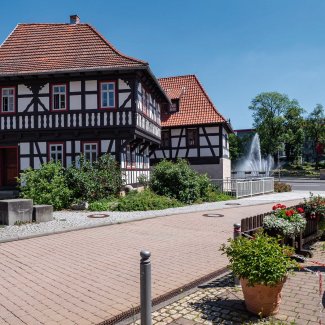 Altstadt von Suhl in Thüringen