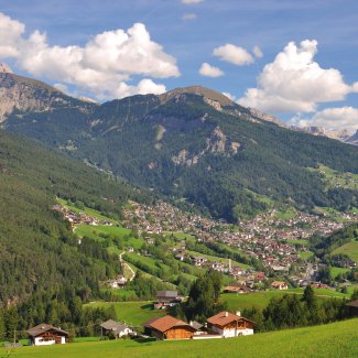 Blick ins Val Gardena